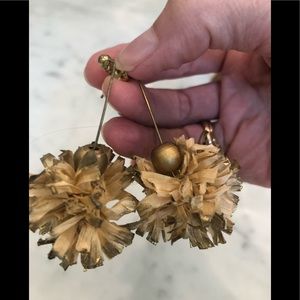 Joy B raffia earrings
